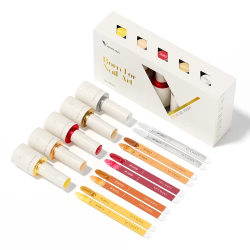 Imagen 1 del producto 5 uds * 10ml Combo Venalisa Color Kit de esmalte de uñas en Gel DIY Maincure HEMA libre Soak Off UV LED de larga duración esmalte de uñas en Gel lote