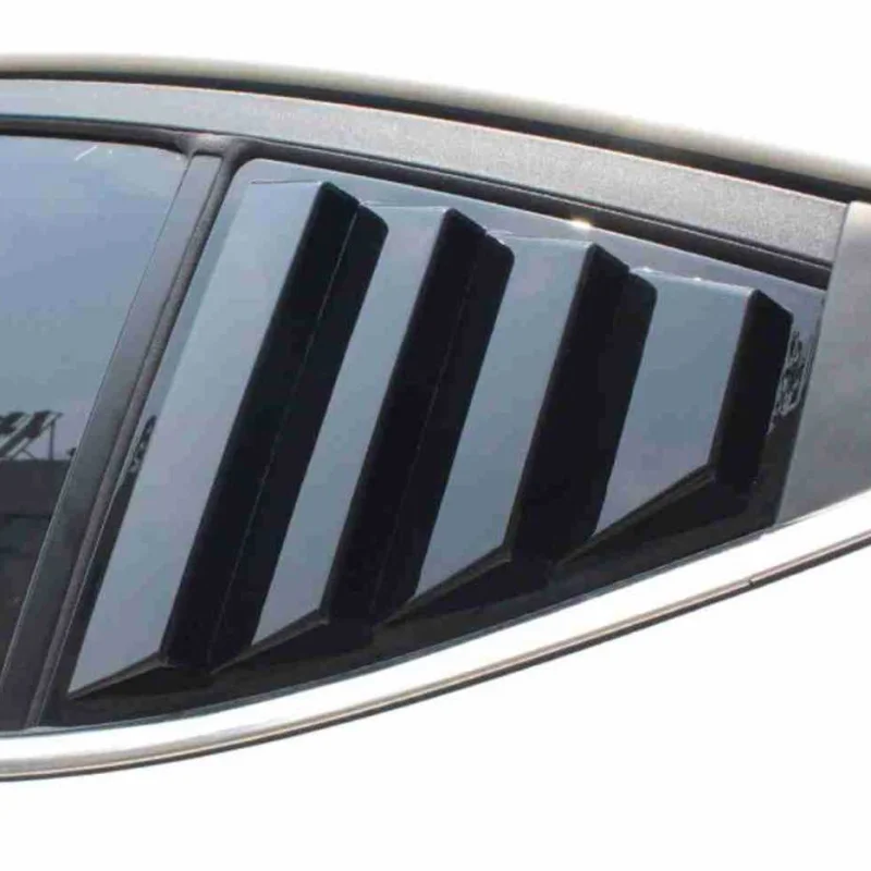 

For Hyundai Elantra 2017-2019 Car Rear Side Window Shutter Panel Cover Decoration Stickers Louver Vent Trim Exterior Accessories