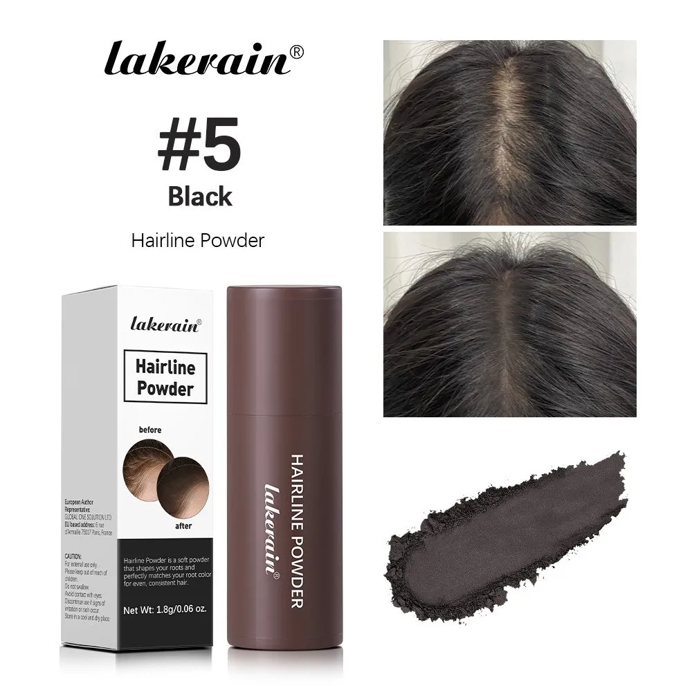 New Waterproof Hairline Powder Anti-Sweat Volumizing Root Cover Powder Buildable Long Lasting Hair Filler Powder Cosmetics