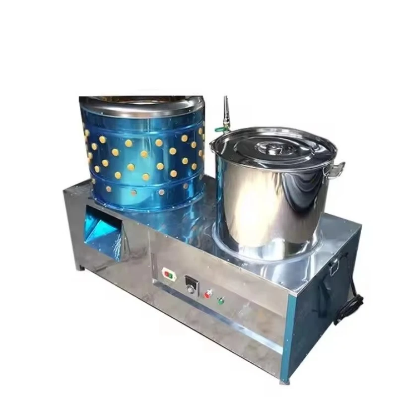 

Hair removal and duck feather plucking machines for the manufacture of food products