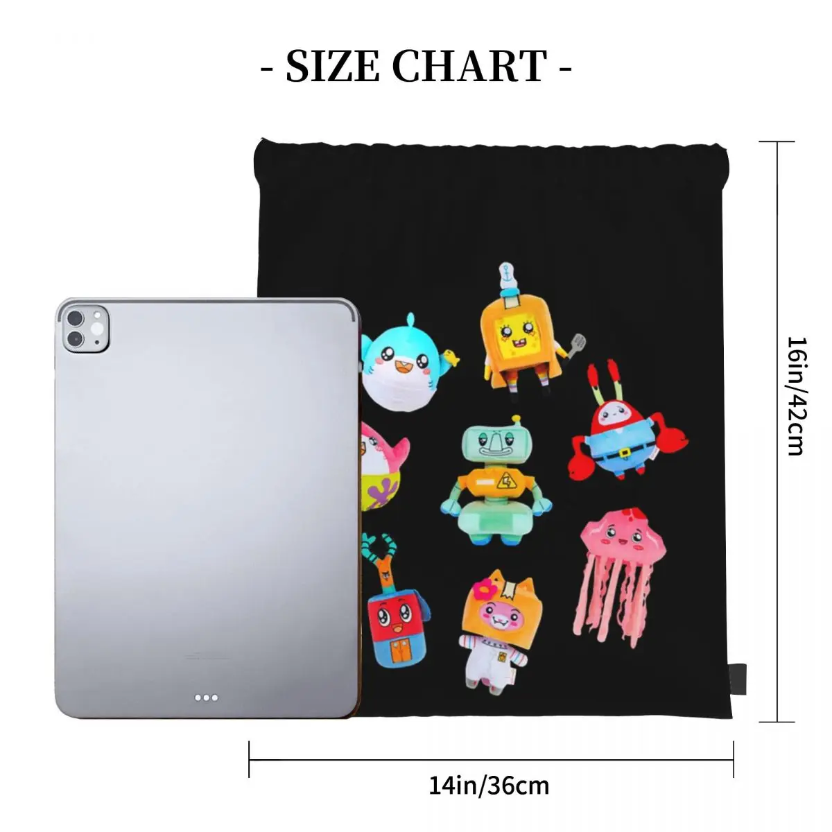 Rocky Lankybox Lanky Box Backpacks Portable Drawstring Bags Drawstring Bundle Pocket Shoes Bag Book Bags For Man Woman School