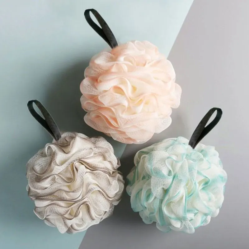 1PC Bath Balls Large New Bath Flower Soft Durable Cute Girl Bath Balls Bath Back Rubbing Bath Balls