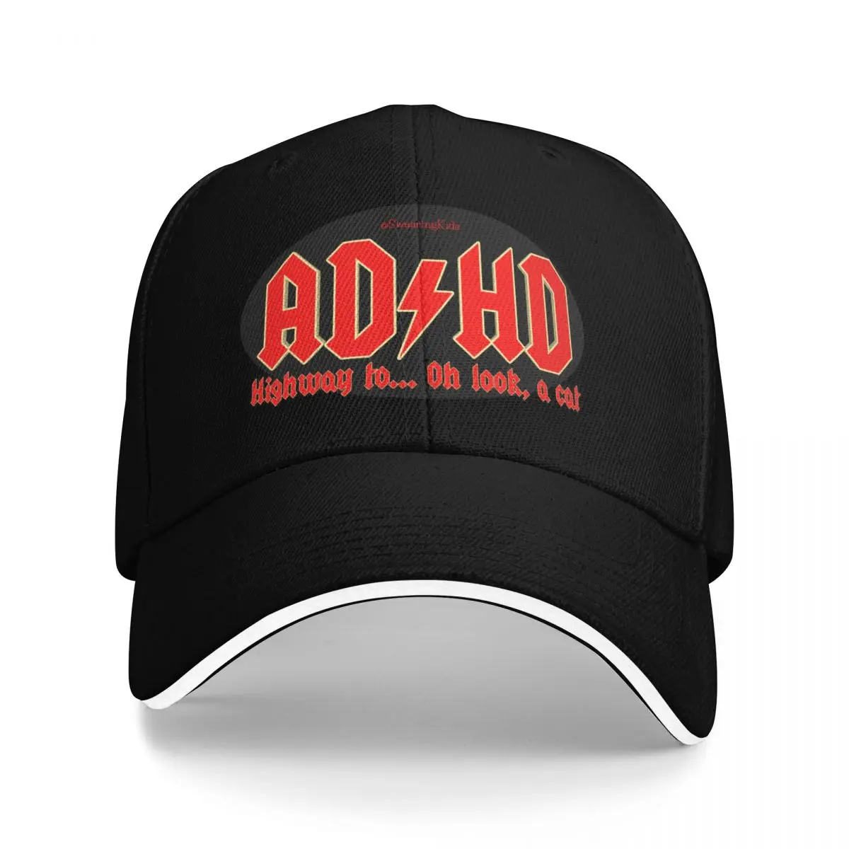 

ADHD - Highway To - oh look a cat Baseball Cap Snap Back Hat Hat Man Luxury Luxury Man Hat Sun Hats For Women Men's