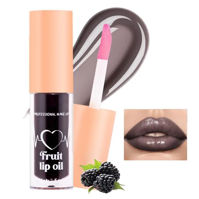 Getönter Lipgloss, fruchtig getönter Lippenbalsam, Temperatur, Farbwechselnder Lippenstift, feuchtigkeitsspendender, nährender Lippenbalsam mit Fruchtgeschmack