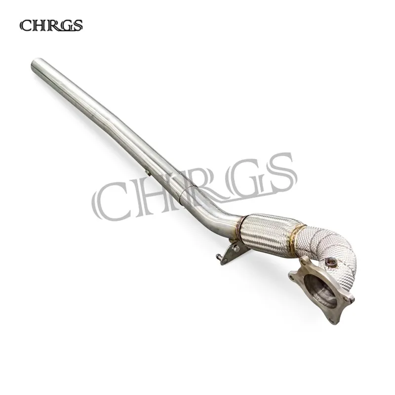 Custom Exhaus Downpipe For Volkswagen Golf 6 GTI 2.0T 2004-2009 Stainless Steel Catless downpipe Exhaust Pipes