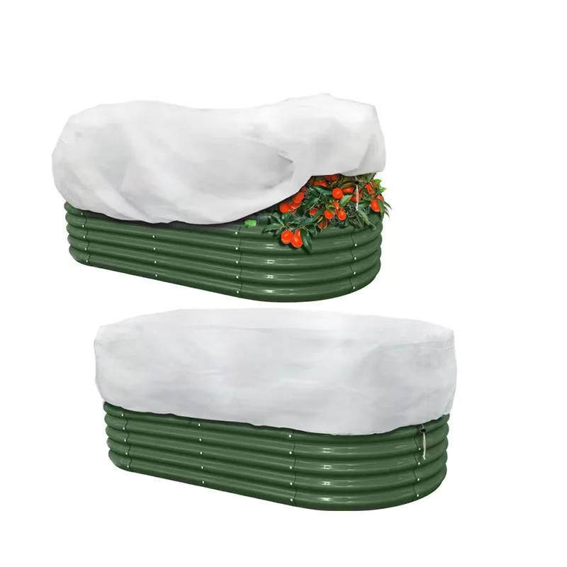 Drawstring Square Flower Box Winter Frost-proof Antifreeze Plant Insulation Elastic Closure Type Plant Cold Cover Fast Delivery