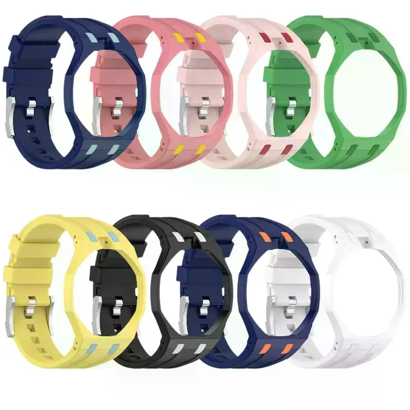 Silicone Replacement Watch Bands: Soft Waterproof Multiple Colors Daily Wear Outdoor Accessories