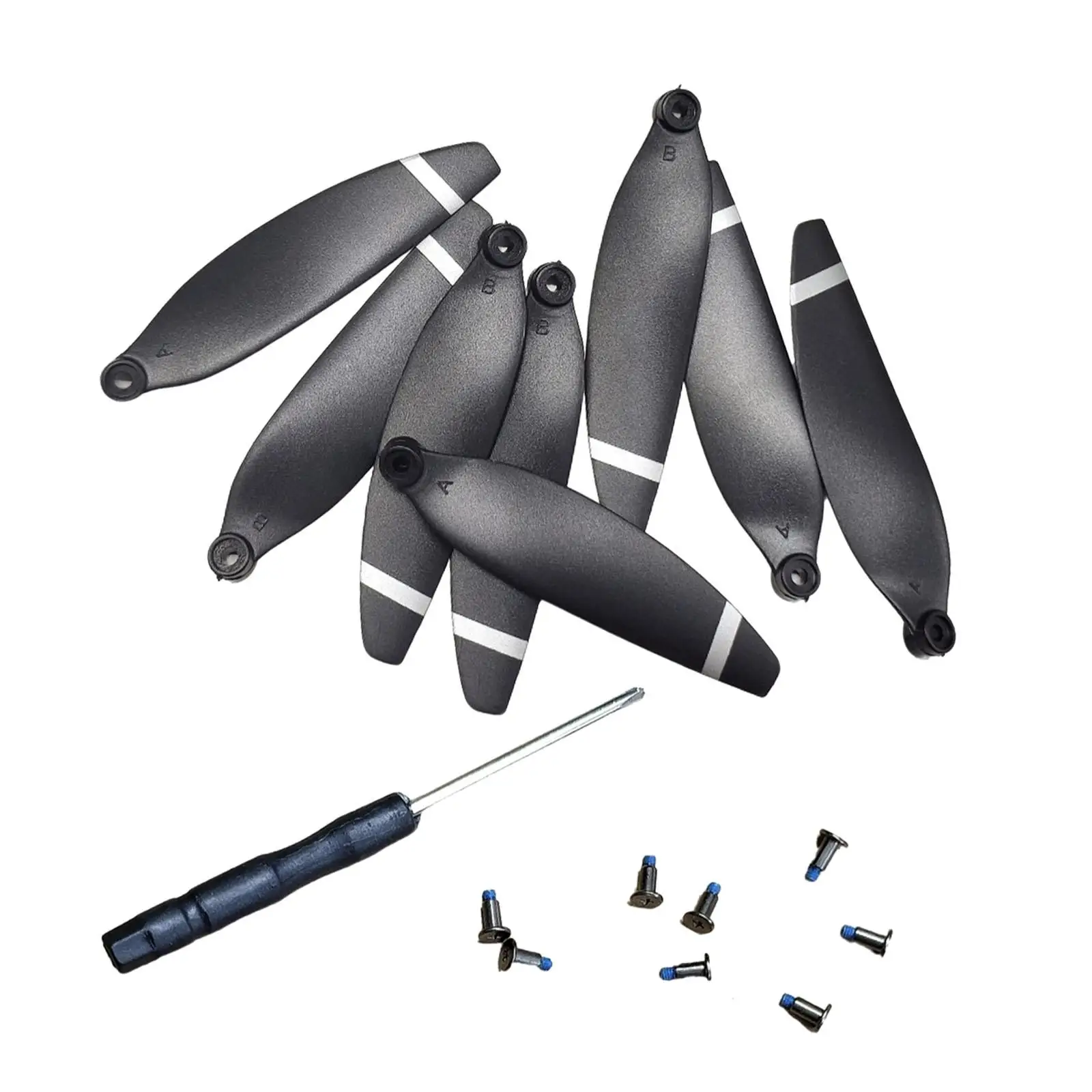 L900 Drone Propeller Replacement Set High Hardness Plastic Metal Blades Repair Parts for GPS Quadcopter Spare Accessories