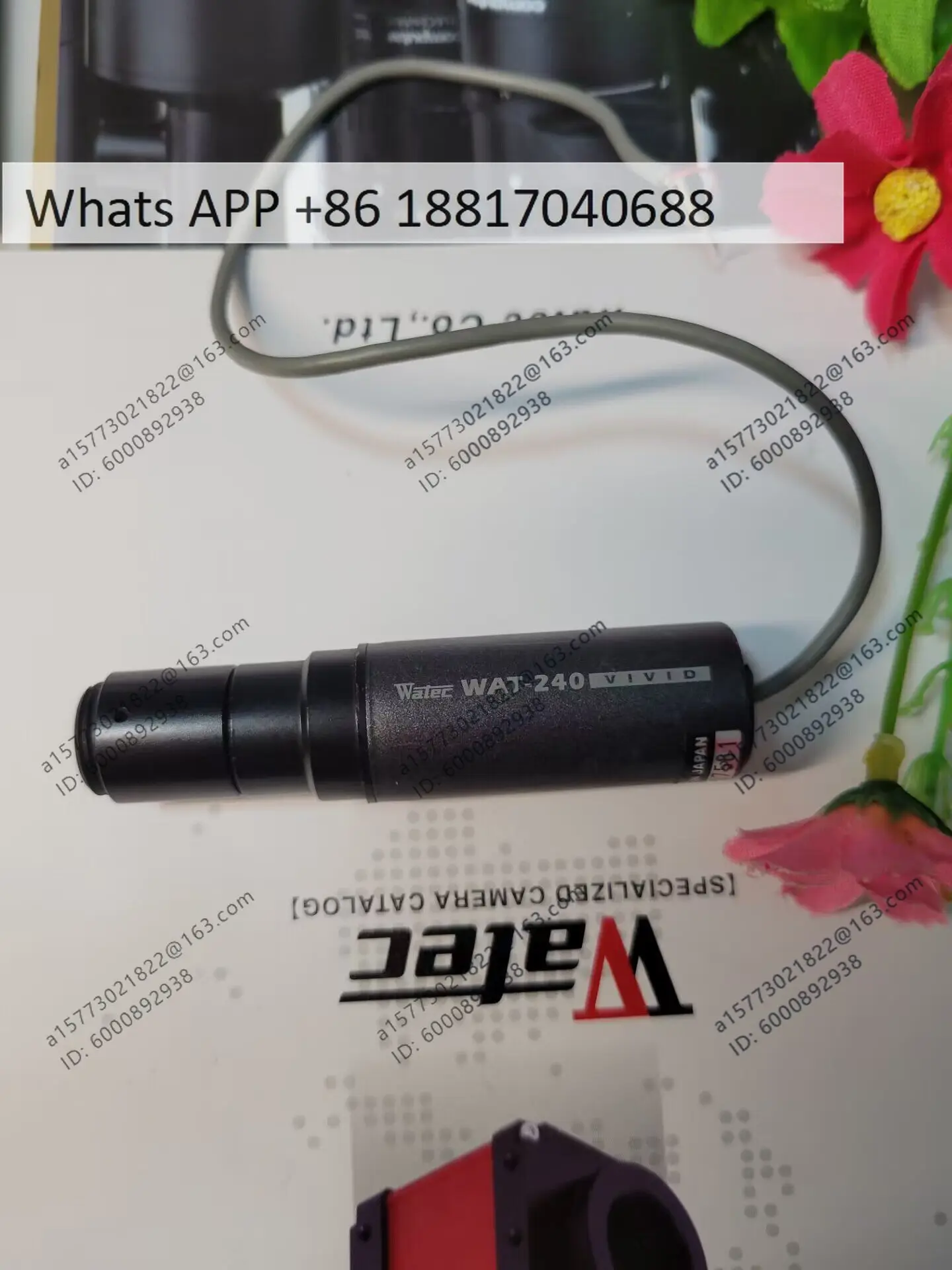 WAT-240VIVID Japan WATEC/Watt industrial camera, color, genuine, second-hand goods