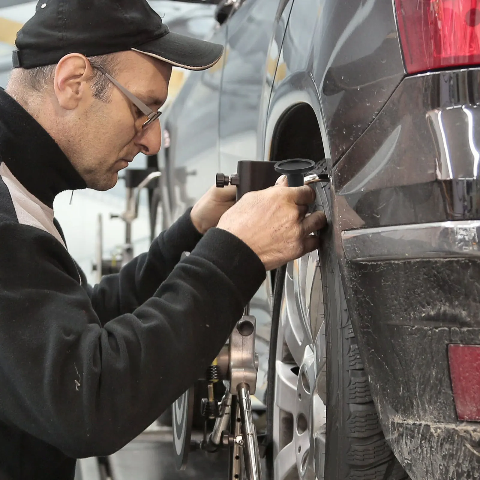 

4pcs Valve Grinding Suction Plates Wear-Resistant Rubber For Car Engine Repair Auto Pneumatic Grinding Tool Replacement