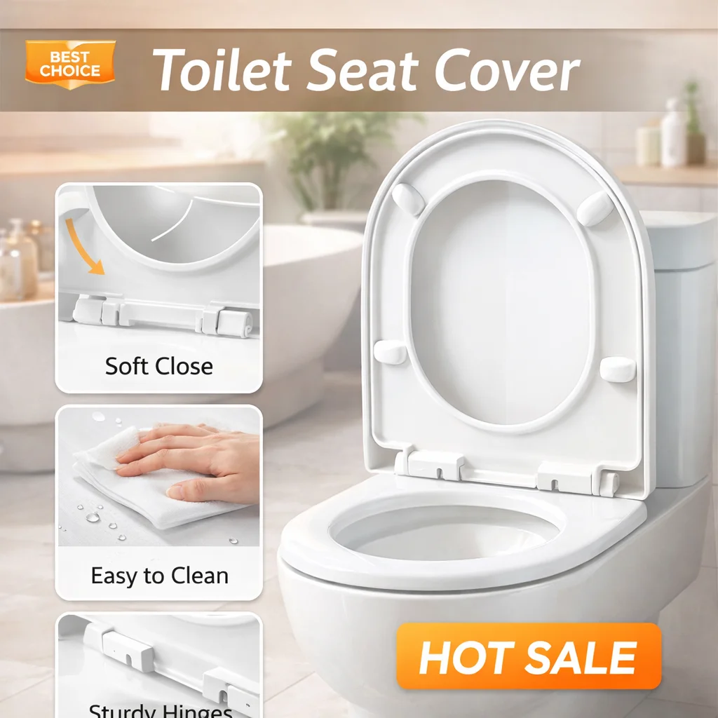 

All Purpose Toilet Lid, Residential & Commercial Use, Easy Maintenance, Premium Quality Build