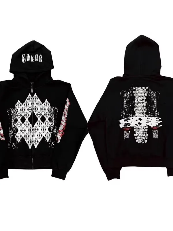 

Толстовка Kencarson gonist20 Tour Merch с капюшоном на молнии, лимитированная серия, повседневная, свободного кроя, с длинными рукавами, молодежная, модная