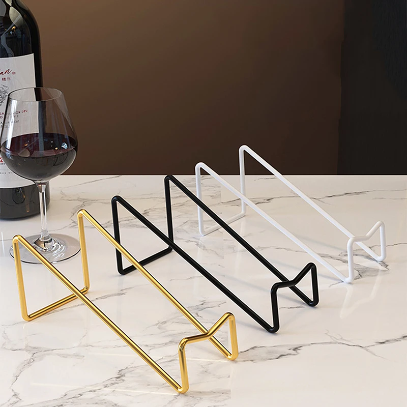 1PC Wine Bottle Rack Countertop Wine Bottle Display Rack Wine Storage Rack Simple Home Counter Decoration【Homeclub】