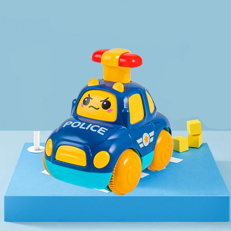 MOONTOY 4 Voitures Press And Go Dinosaure - Jouet Voiture Bébé 1 An 2 Ans Sans Pile