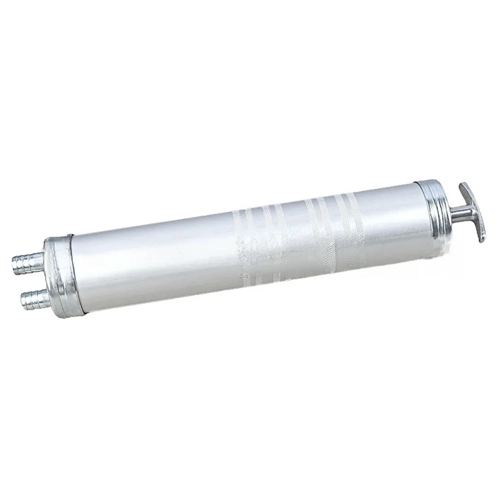 400ml Zinc Alloy Oil Pump for Engine Oil Transfer Drain and Refill with 1.2m Reinforced Hose and Sealed Spring