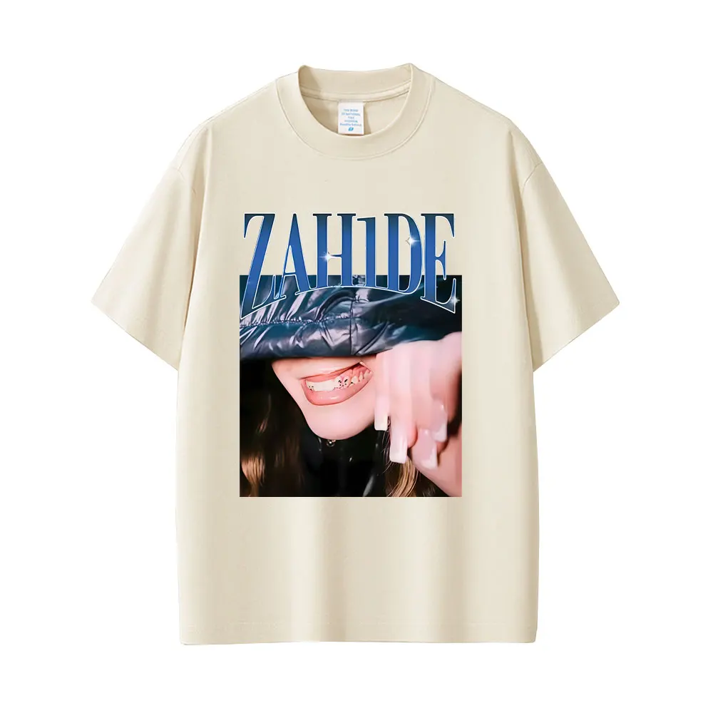 

Hot Sale Zahide Graphic T-shirt Men Women Casual Cotton Vintage Short Sleeve T-shirts Unisex Fashion Trend T Shirts Streetwear