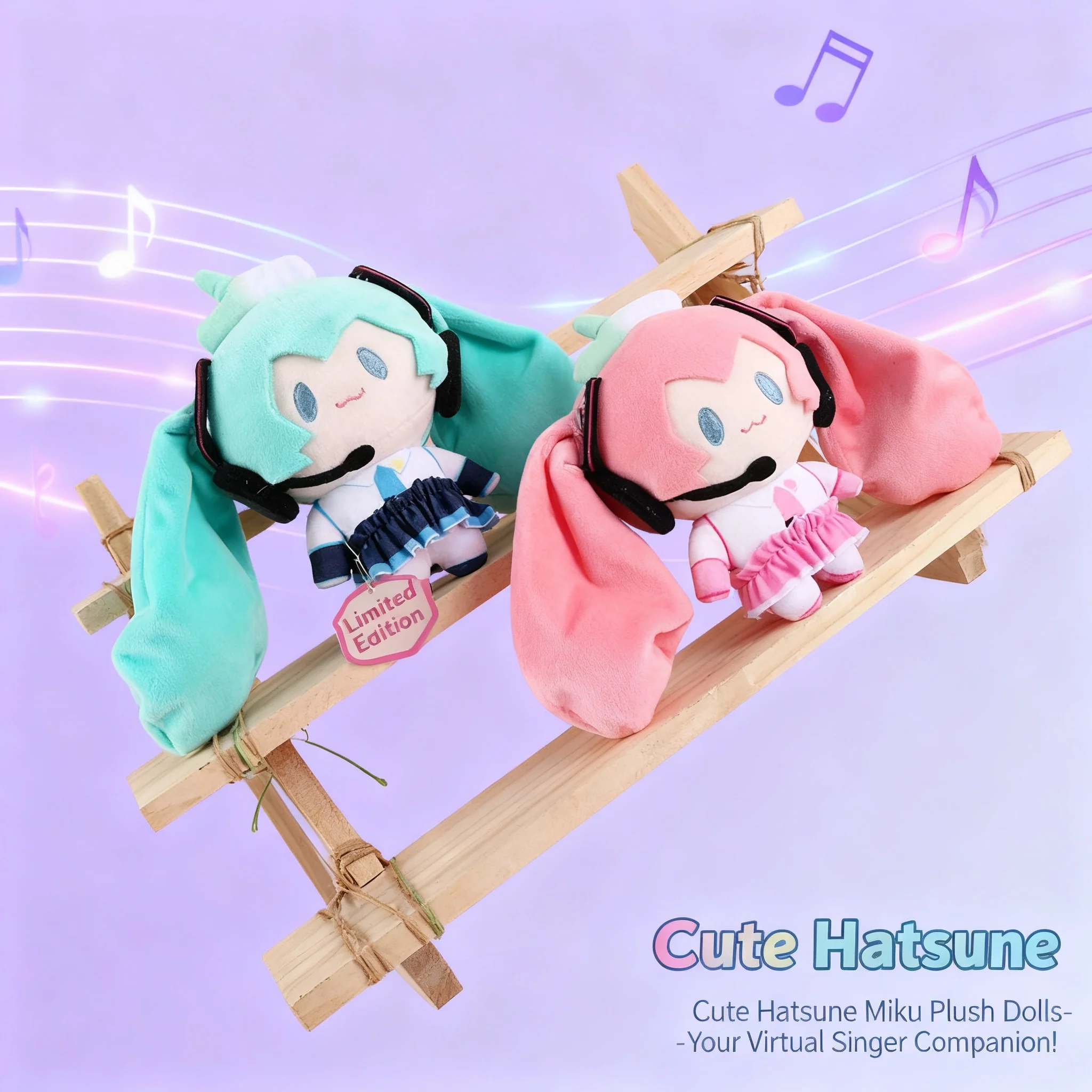 Muñeca Hatsune Miku con Gorro de Cebolla, Figura de Anime, Peluche Adorable, Almohada de Peluche Fufu, Regalo para Fans, Coleccionable de Cosplay