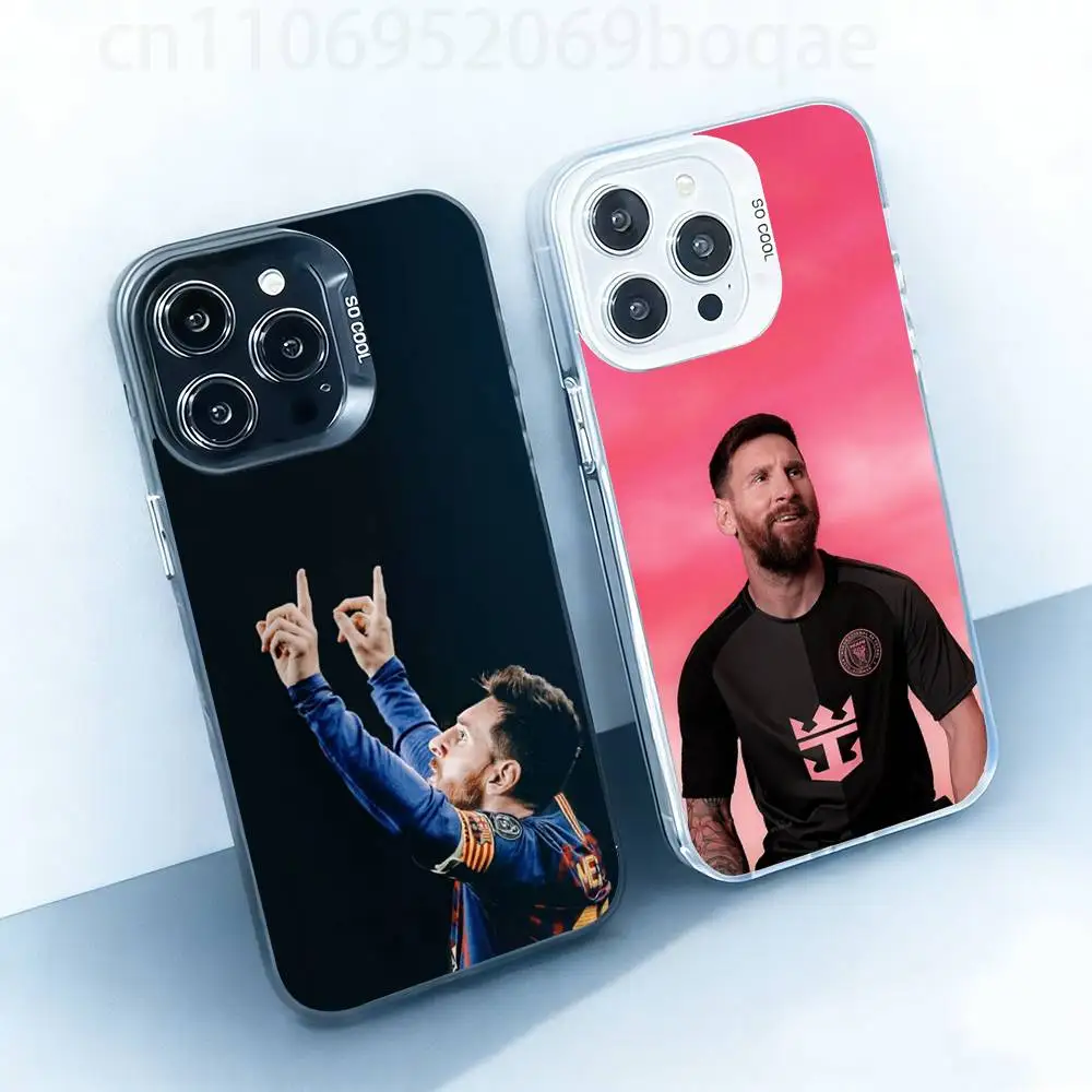 

Football star M-MessiS-S Case for iPhone17 16 15 14 13 12 11 Pro Max Plus Air 16E X XR XS Max Hard Shockproof Bumper Cover