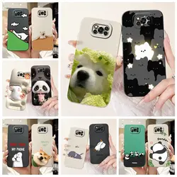 For Xiaomi Poco X3 NFC Case PocoX3 Pro Cute Dog Cartoon Cover Soft Silicone Phone Cases For Xiaomi Poco X3 Pro PocoX3 NFC Bumper