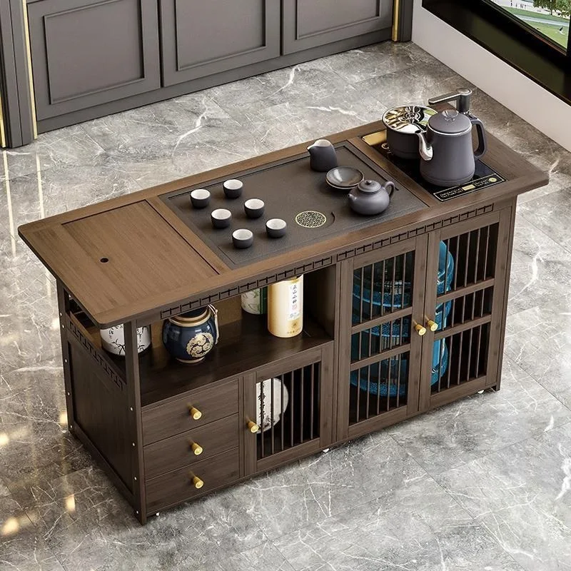 Mobile, tavolino da tè, tavolino da tè, bollitore, integrato, domestico, balcone