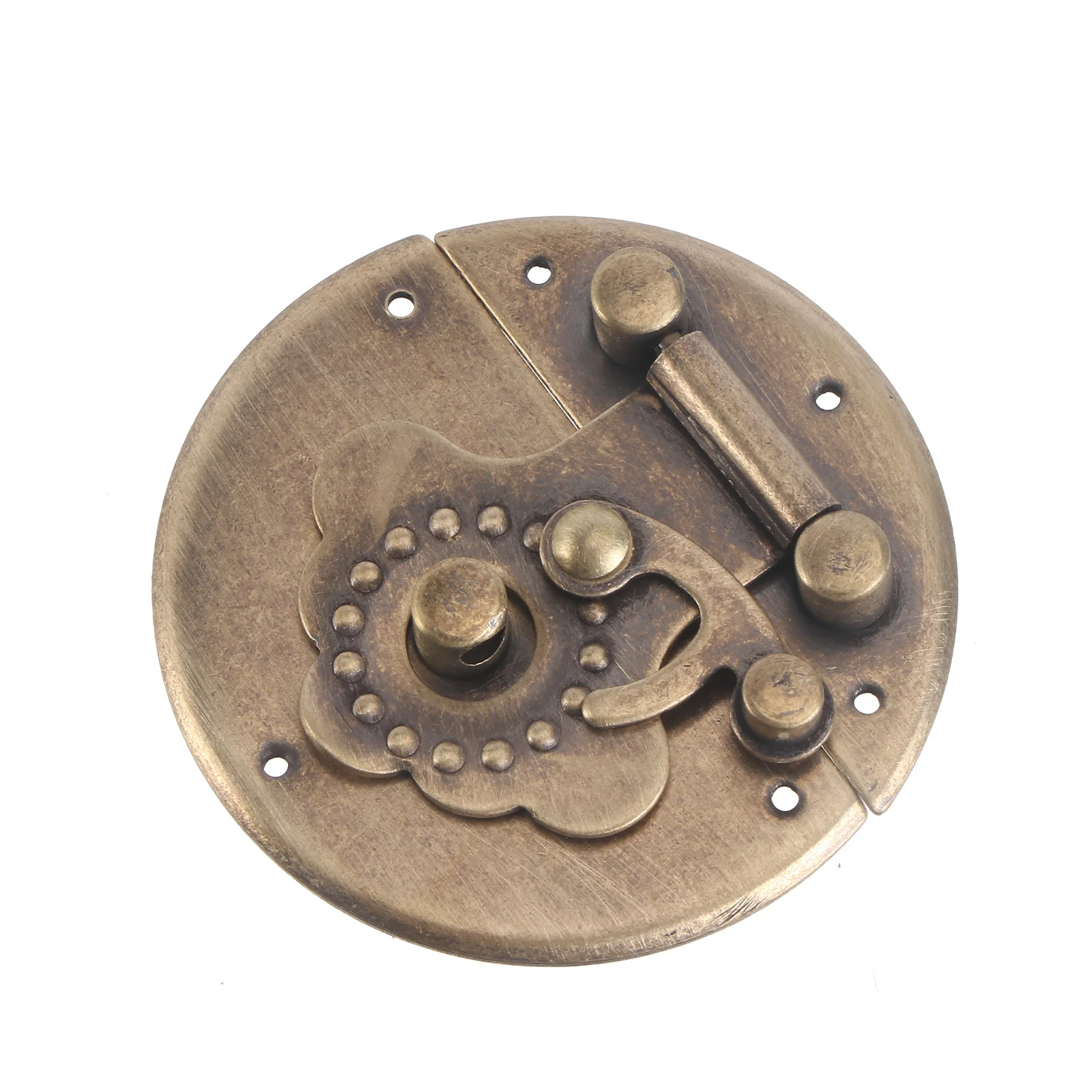 

1Pcs Copper Lock Retro Style Wooden Jewelry Box Lock Decorative Buckle for Vintage Cabinet Jewelry Case DIY Latch