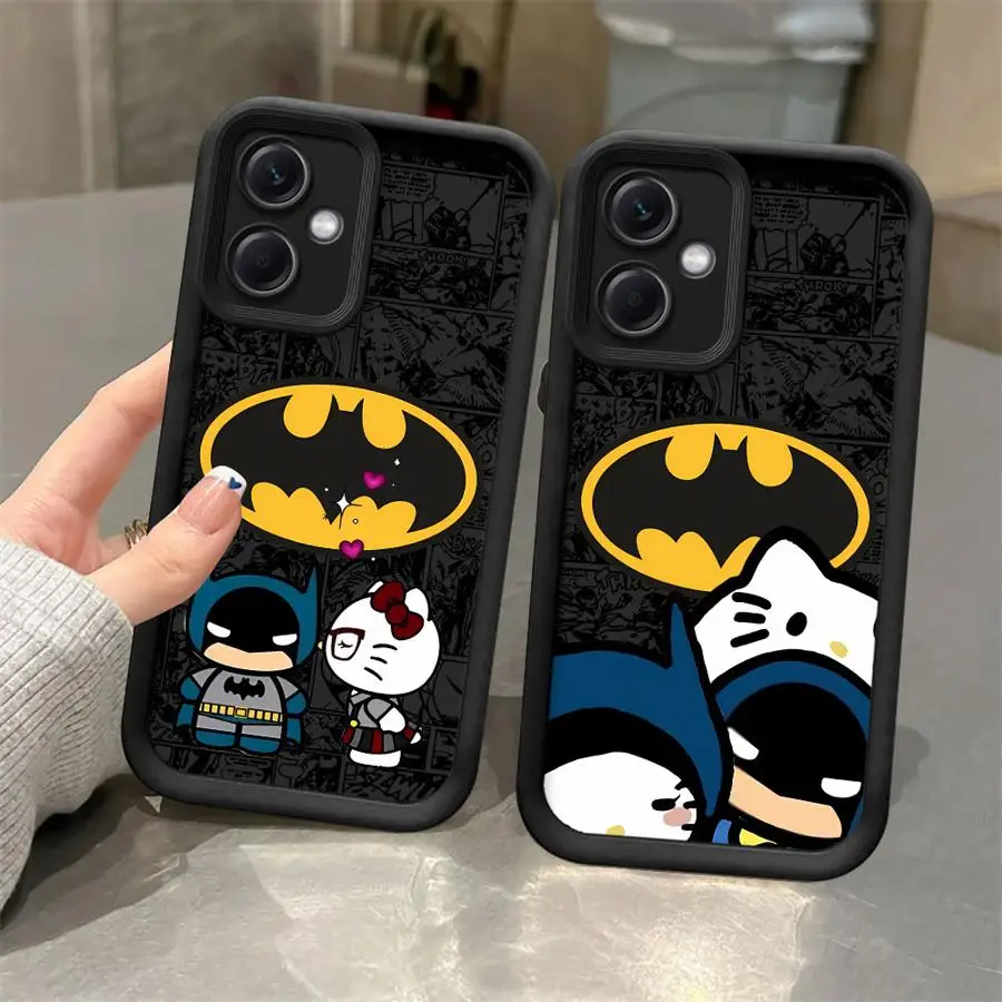 B-Batman Hero Logo Phone Case for Redmi 12 4G 12C 13C 4G 5G Poco X3 NFC X3 Pro C50 C51 C61 A1 A2  Plus A3 A3x