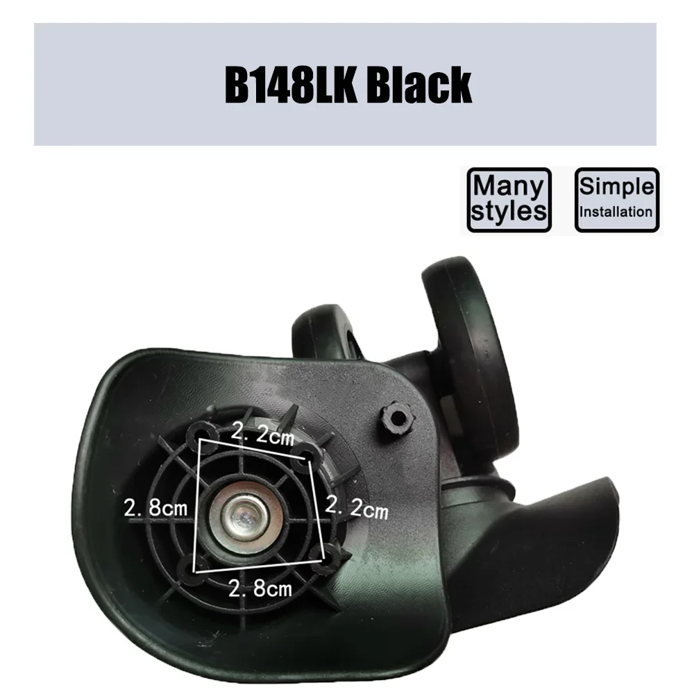 Suitable For LBJ B148LK Trolley Case Wheel Pulley Sliding Casters Universal Wheel Luggage Wheel Slient Wear-resistant Smooth