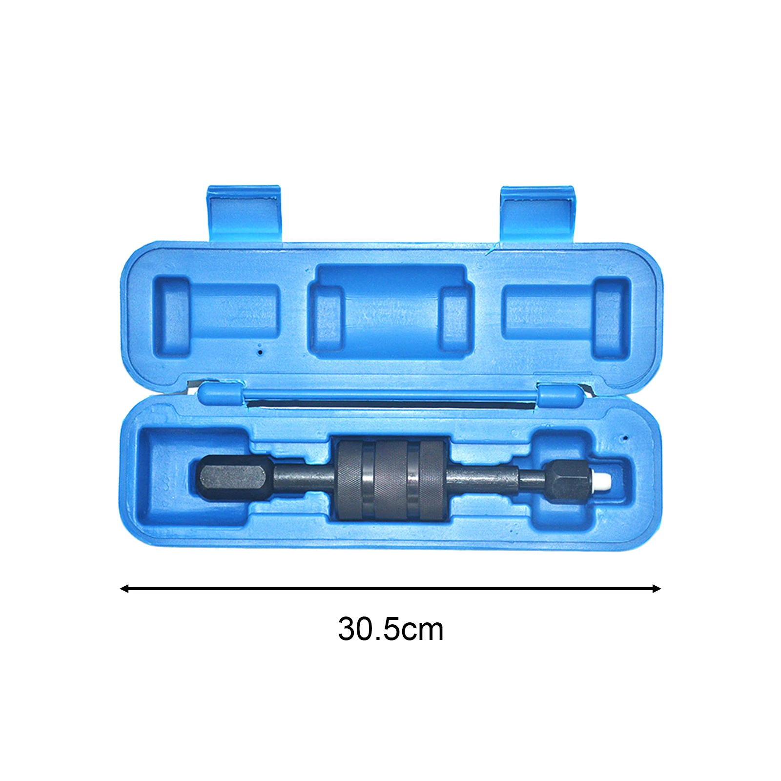 Diesel Injector Puller Tools Fuel Injector Remover Accessory with Hard Case M8 M12 M14 Injector Extractor Installer Tool