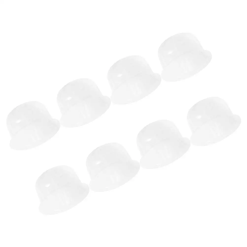 

8pcs Hat Holders Rack for Baseball Caps Dome Plastic Stand Display Easy Installation Versatile Use Shape Protection
