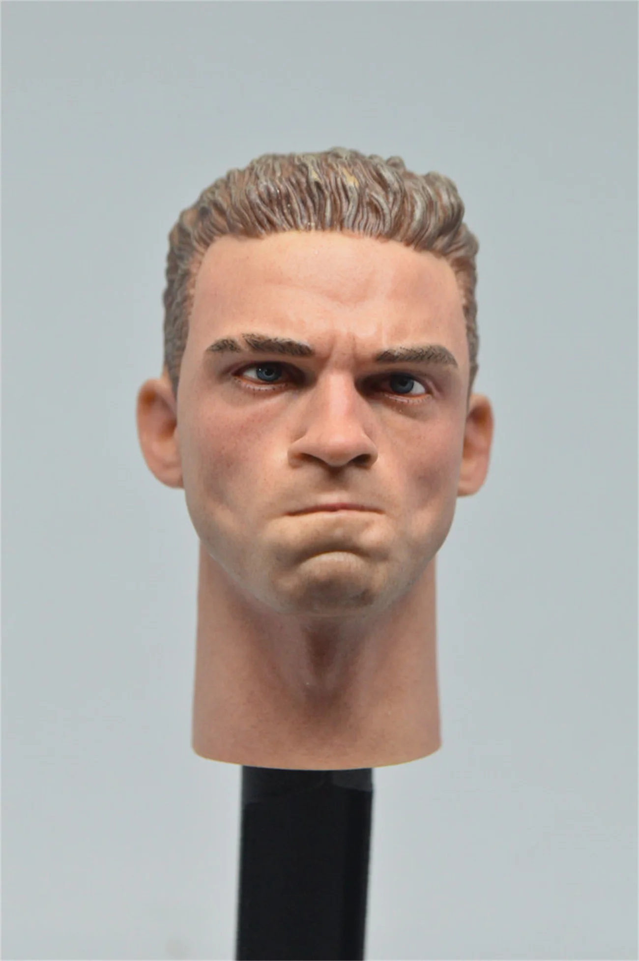 Angry expression sculpture1/6 Male Head Sculpt   Movie Carving ActorA002 S001   Soldier Doll Toys  Model 1/6  Action Figure Body