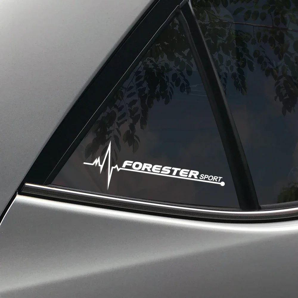 2 pcs Autos eiten fenster Aufkleber Vinyl wasserdichte Abziehbilder Dekor Styling für Subaru Förster