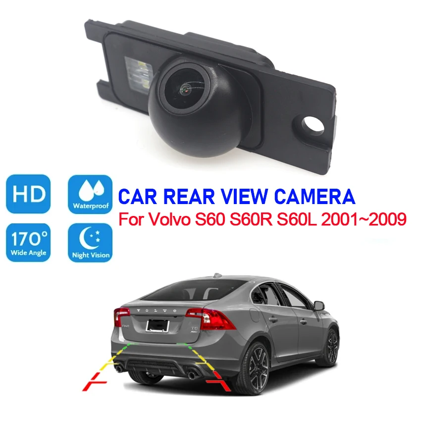 RearView Reverse Camera HD Waterproof For Volvo S60 S60R S60L 2001 2002 2003 2004 2005 2006 2007 2008 2009 Backup Parking Camera