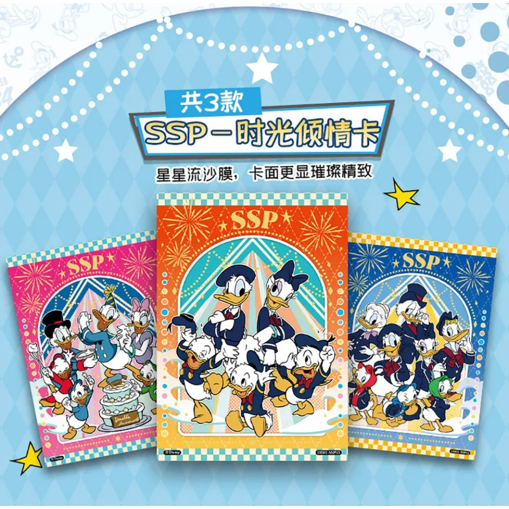 Card Fun Disney Donald Duck Card Cartoon Cute Anime Character 90th Anniversary Trendy Art Multi Style Collection Card Kid Gift