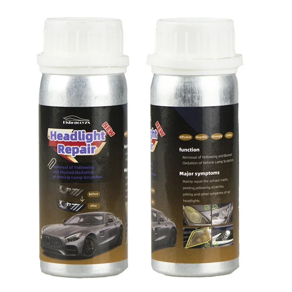 800ml Headlights Liquid Polymer Headlight Chemical Polish Repair Fluid Refurbishment Scratch Repair Polishing Headlights Kit