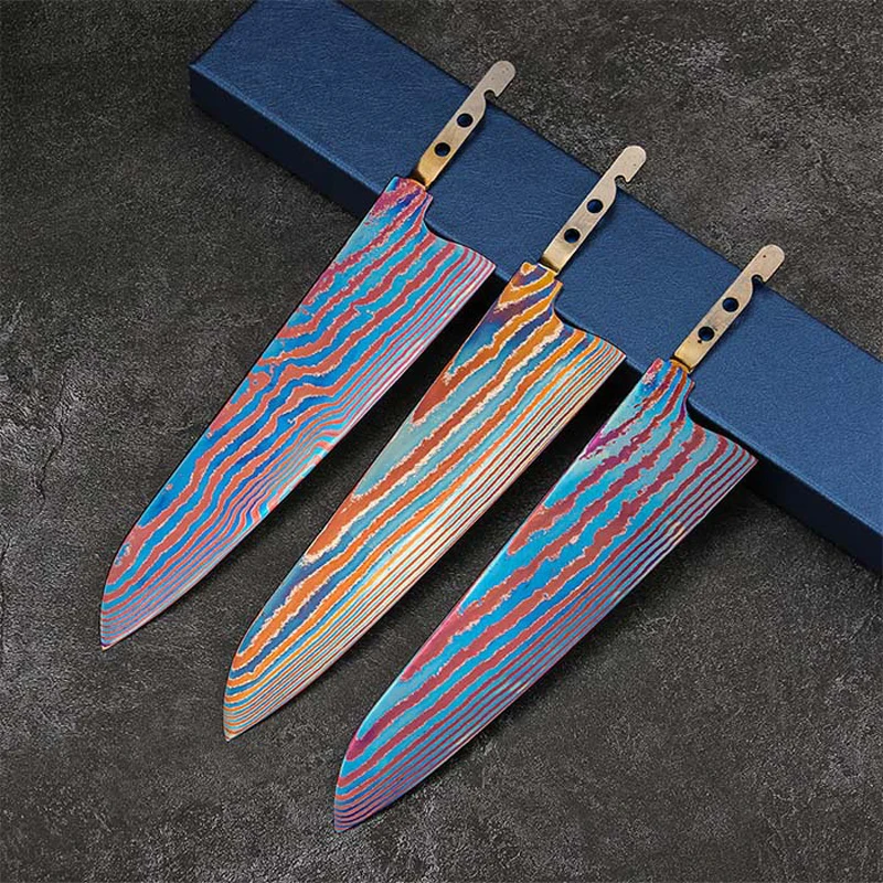 شفرة سكين WILDMOK مقاس 8 بوصات - مراجعة Knife Blade Blank Damascus Steel Forged وسعره
