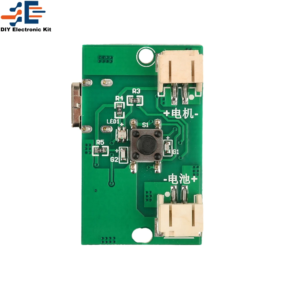 Module d'atomisation de pulvérisation à poignée DC 5V, panneau de commande de pulvérisateur électrique Rechargeable TYPE-C, Kit électronique de bricolage