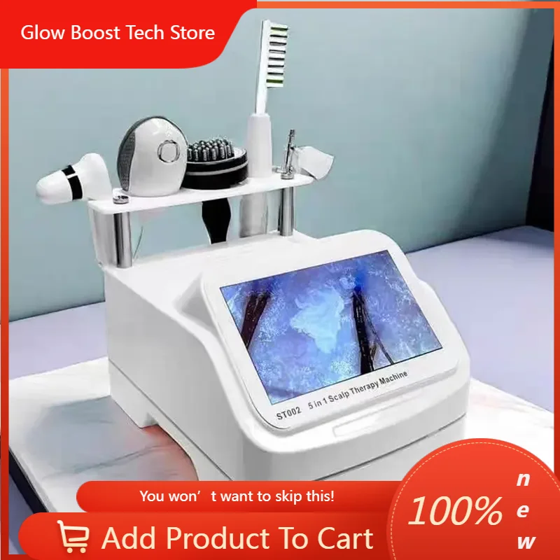 

NYMultifunctional 5 in 1Hair Care Scalp Massager Hair Growth Device Anti-Hair Loss Head Massager Scalp Dry Scalp Treatments