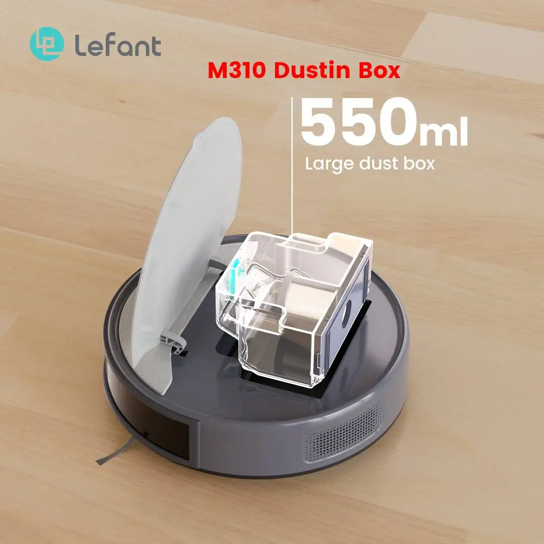 Supporto Di Pulizia X1 Per Lefant M310/320: Set Di Spazzole E Panni Microfibra Per Robot Aspirapolvere