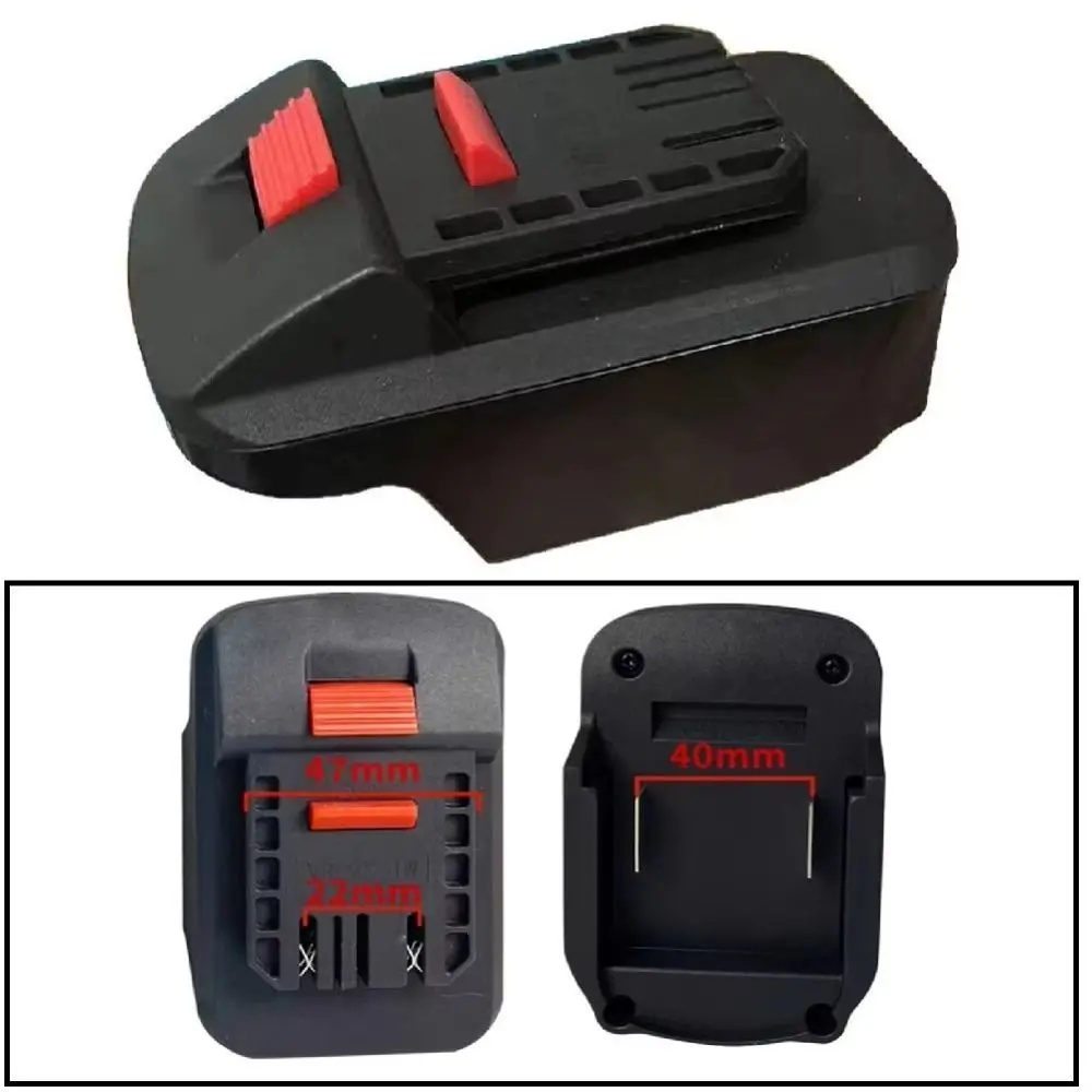 New 2 in 1 Lithium Battery Converter 18V Plastic Converter Base Battery Adapter Power Tool Adapter Impact Drill