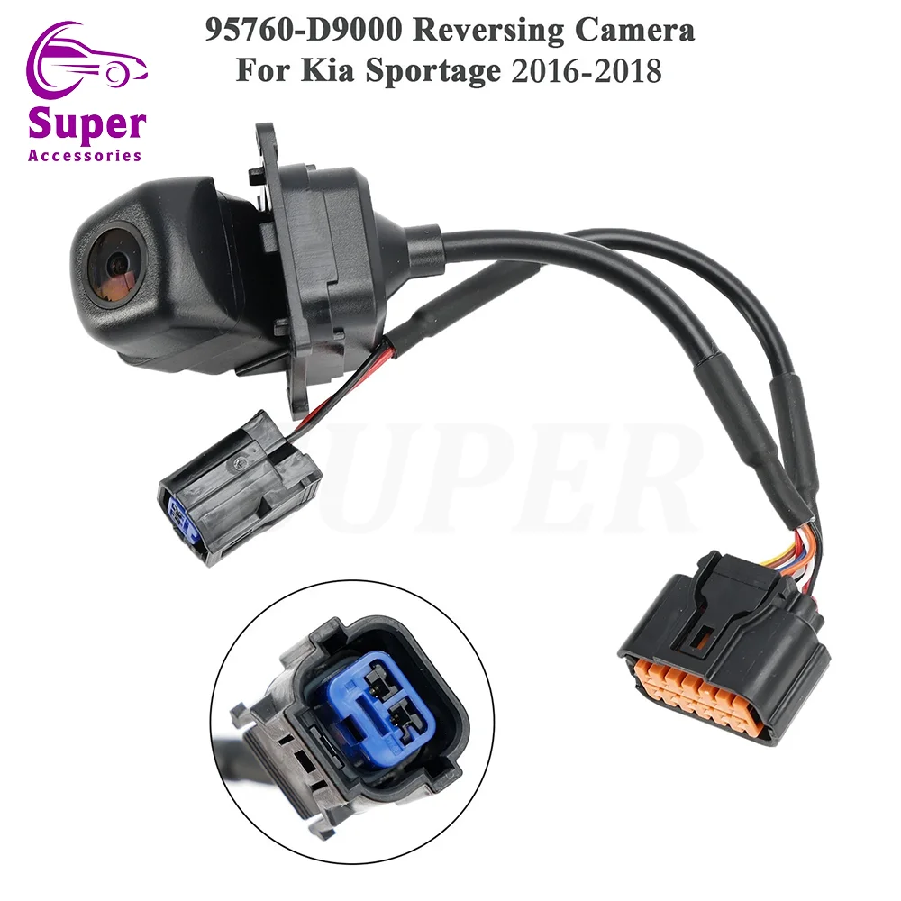 95760-D9000 Car Rear View Camera Trunk Handle 95760D9001 For KIA Sportage KX5 2016-2019 Tailgate Backup Assist Camera