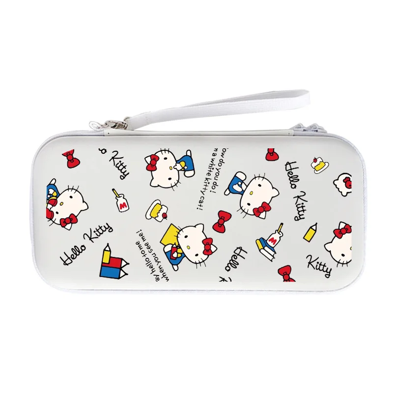 Sanrio Hello KT for Nintendo Switcholed Storage Bag NS Protected Hard Leather Case Lite Game Console Storage Box Portable