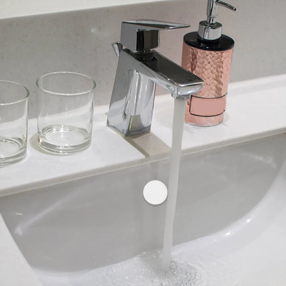 

2Pcs Sink Overflow Drain Covers Rubber Tub Stopper for Bathroom Kitchen Washbasin Overflow Cap Leak Proof Protection