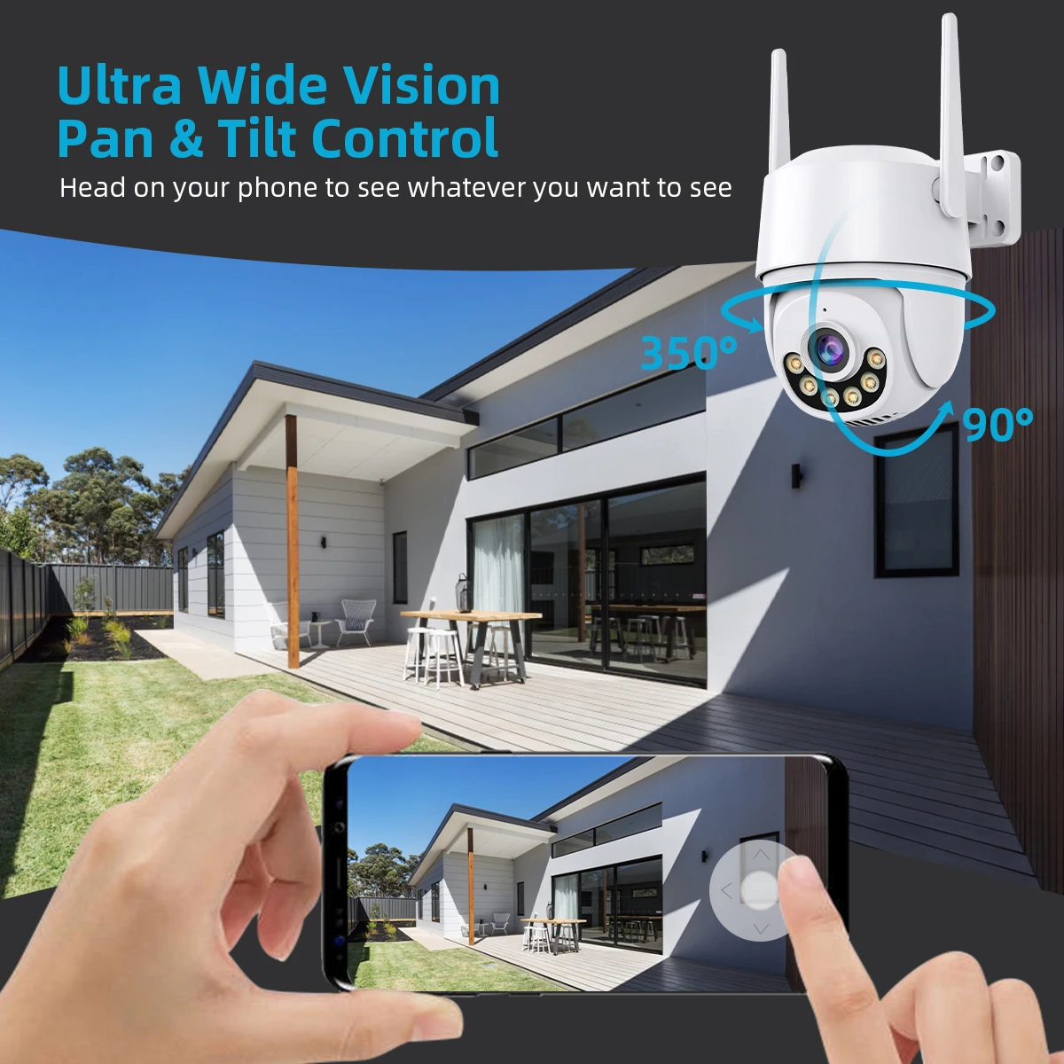 ICSee Wifi Outdoor Surveillance Camera 8MP Wireless Security Mini Camera Human Detection CCTV IP Camera Auto Tracking NVR VMS