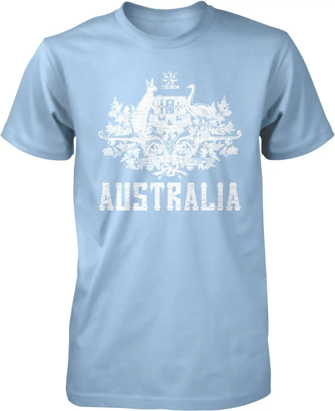 Australia Coat of Arms New South Wales Victoria Queensland Men's T shirt NOFO_00232