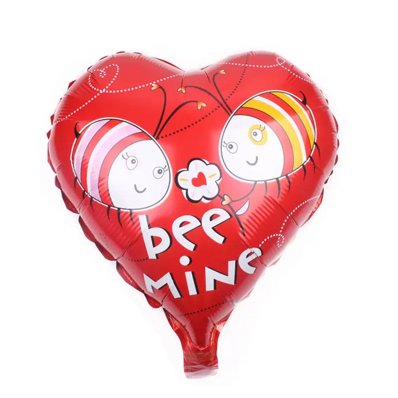 Wholesale 18''love globos love balloon wedding party ballon Valentine's Day heart helium foil balloon Spanish love kiss baloes