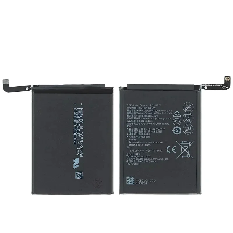 3.82v 4000mAh HB436486ECW  Battery For Huawei Mate 10 Mate 10 Pro /P20 Pro AL00 L09 L29 TL00 Batteries