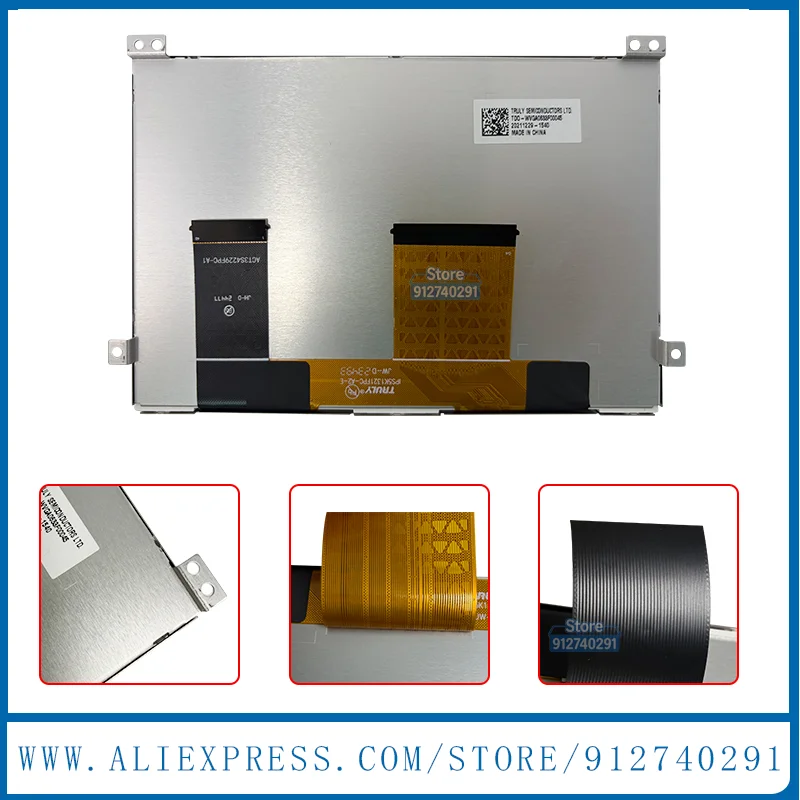 TDO-WVGA0633F00045 LCD Display Screen For VW MIB STD2 Discovery 6.5 inch 6.33 inch for VW MIB200 682 684 680 Central Control