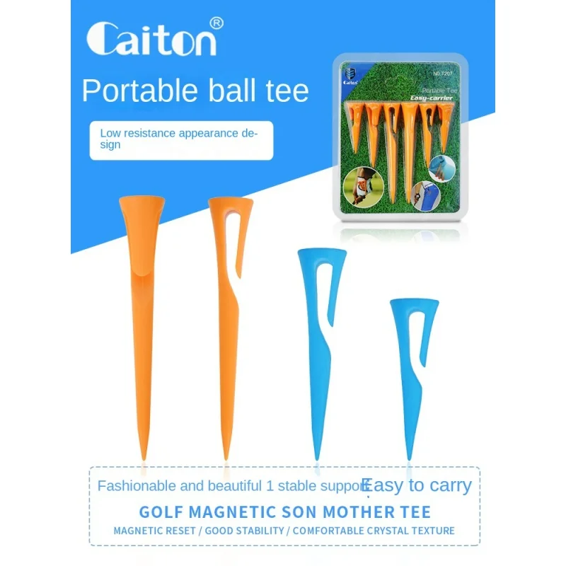 Caiton-bandeja portátil de plástico para pelota de Golf, asiento de escalera, productos de práctica