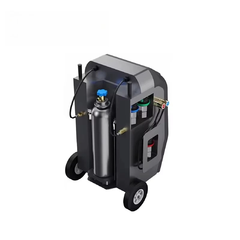 X744 Fully Automatic Metal Automotive Air Conditioning R744 (CO2) Refrigerant Recovery Filling Machine