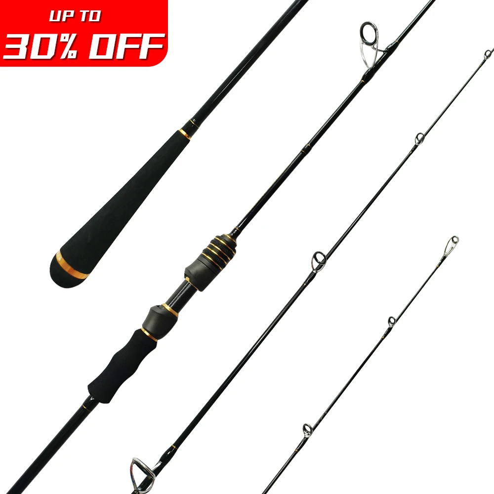 Newbility 1.9m MH Power 18kg Drag 50g - 300g Lure Weight One Half Sections Saltwater Mackerel Fishing Jigging Rod